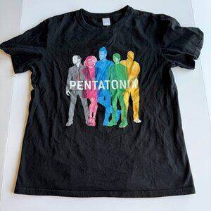 Pentatonix 2016 Tour T-Shirt Black Unisex Medium Slim Fit